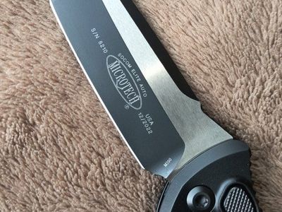 Microtech Socom Elite Auto Tanto Two-Tone