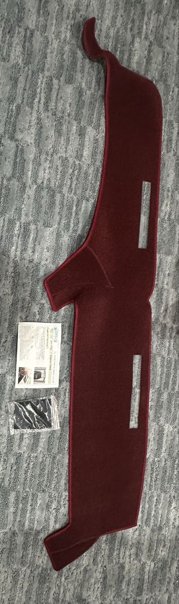 1973-79 Squarebody Maroon Carpet Dashboard Cover Mat
