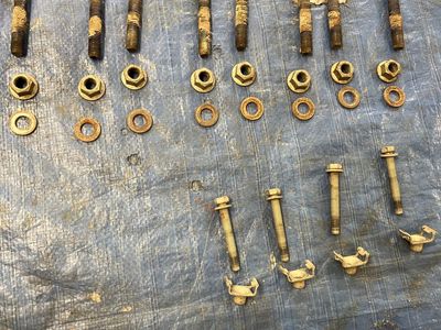 2023 Silverado 1500 Suspension Parts: U-Bolts, Nuts, Front Shock Bolts & Clips