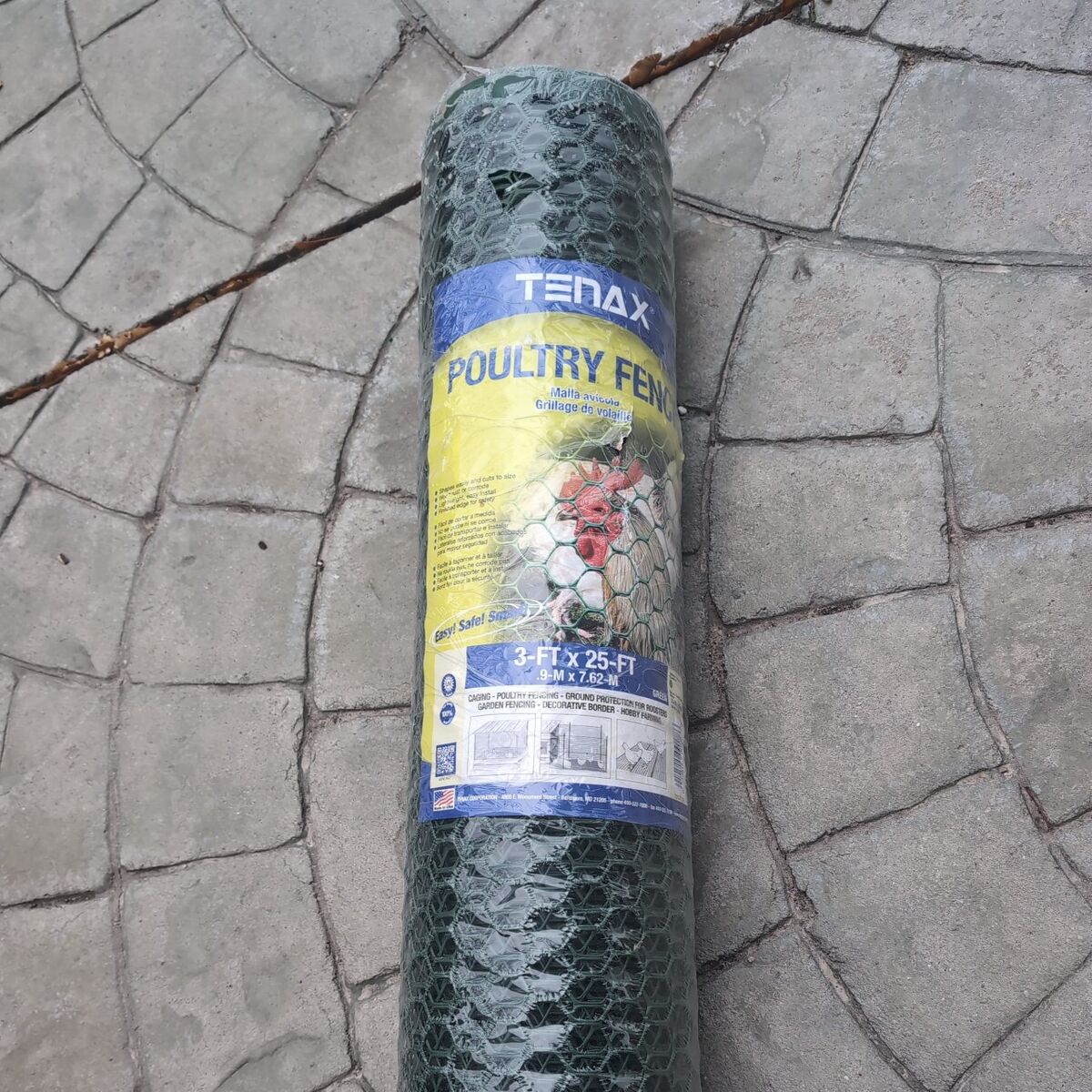 poultry fence; plastic