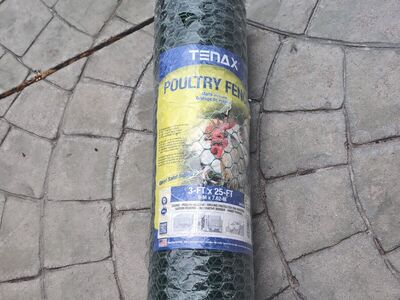 poultry fence; plastic