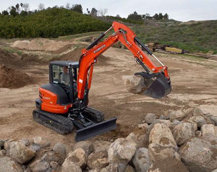 5 Ton Mini Excavator Rental – CAT 305 / Kubota KX57 – Power for Digging, Trenching & Landscaping