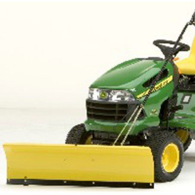 snow plow for garden tractor