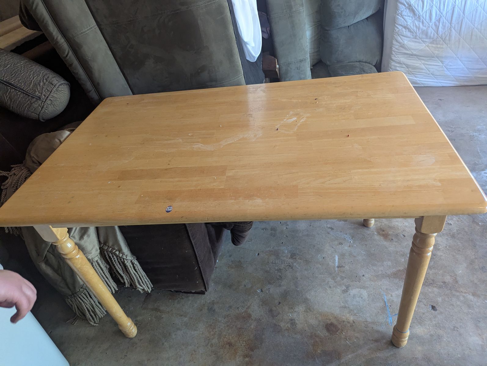 Wooden desk