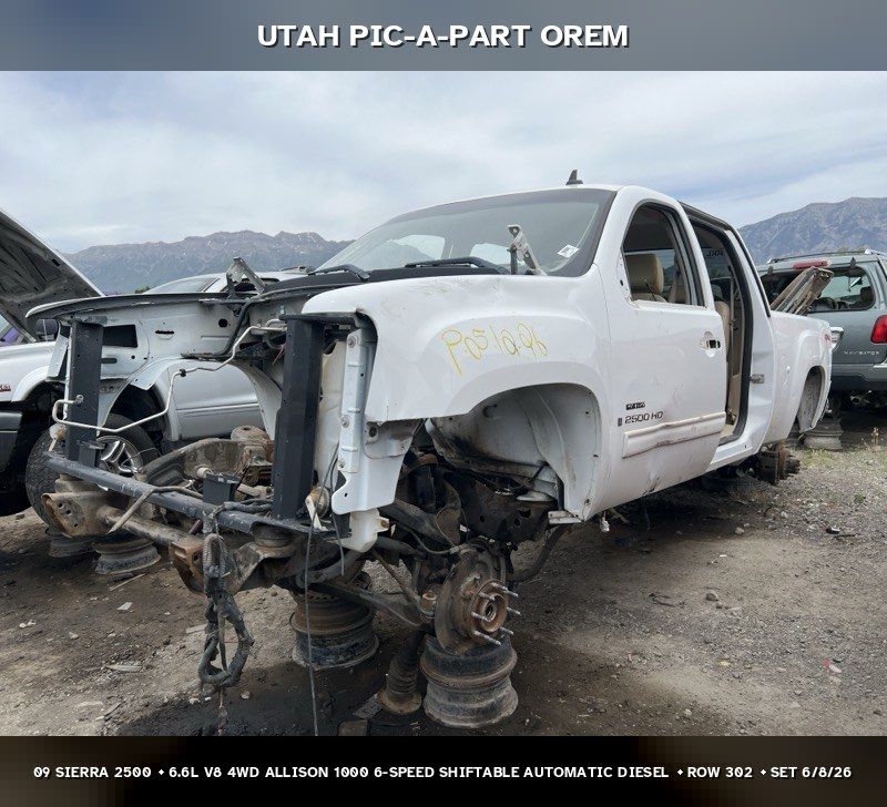 2009 GMC Sierra 2500 GMT900 Parts - UTPAP Orem