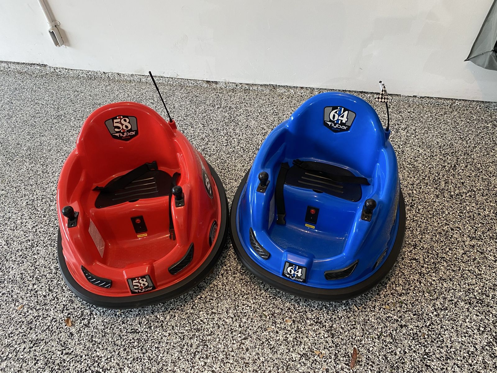 Flybar 6-Volt Battery Powered Electric Bumper Cars set of 2