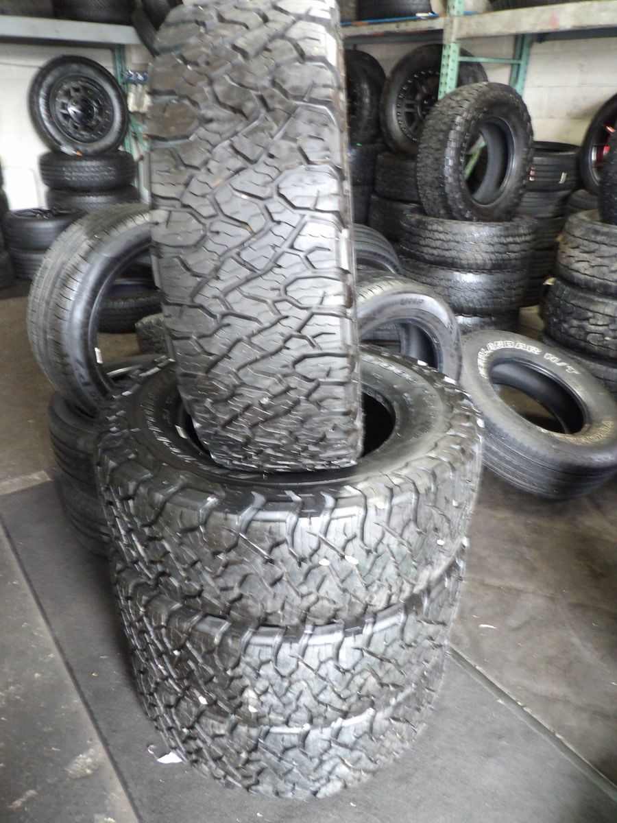 265/65R17 BFGOODRICH ALL TERRAIN T/A SET OF TO USED TIRES