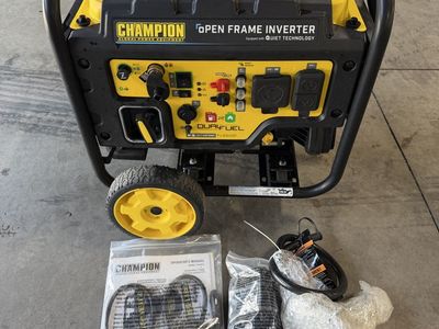 Champion 4000W 3600W Open Frame Inverter Dual Fuel Generator with Quiet Technology