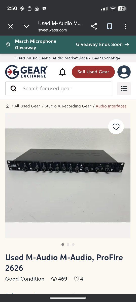 M-Audio pro fire 2626