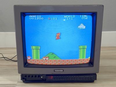 Toshiba 13” 1980s CRT TV Vintage