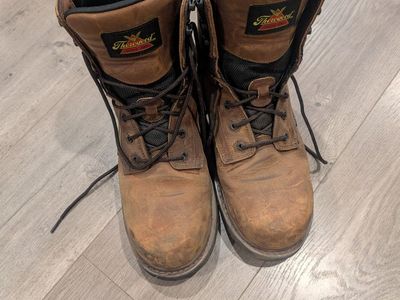 Thoroghgood steel toe boots 12 wide 8 inch