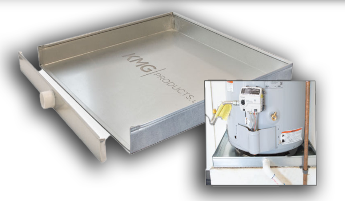 KMG PRODUCTS The Square Water Heater Pan 36" x 36"
