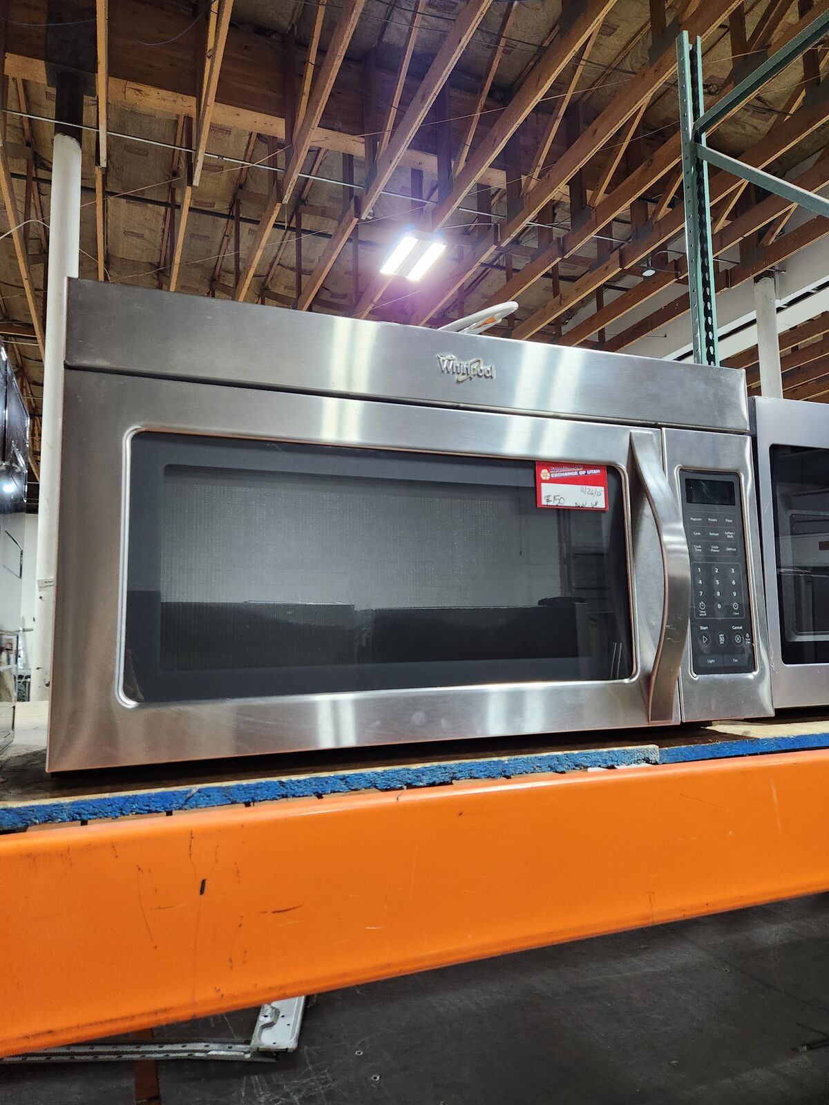 LOW PRICE GUARANTEED! WHIRLPOOL STAINLESS STEEL OVER THE RANGE MICROWAVE