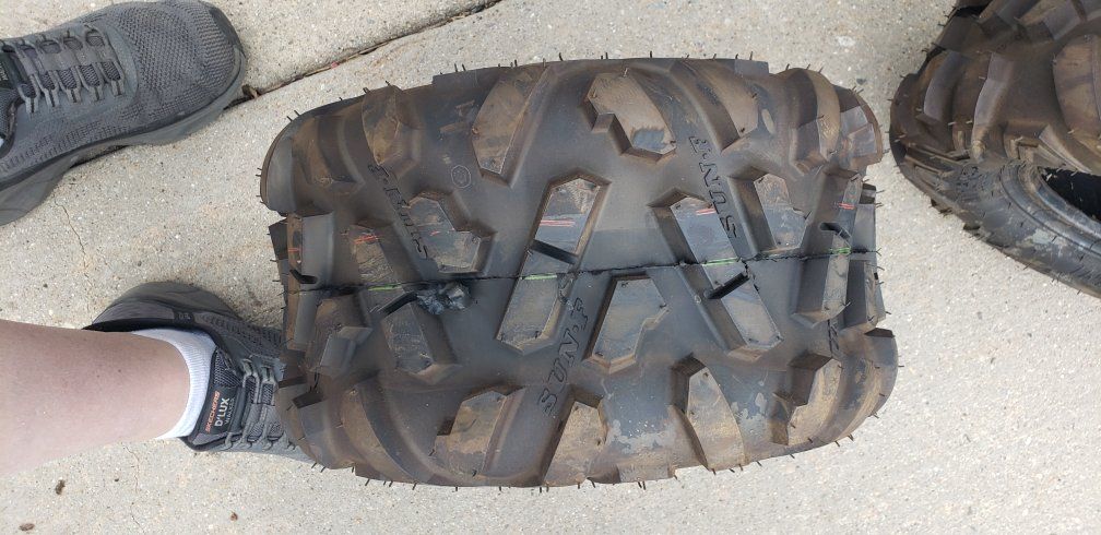 AT16x8-7 ATV Tires - 205/55-7, 6-Ply Rating.