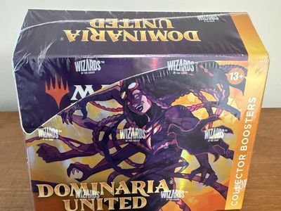 New sealed MTG Dominaria United Collector Booster Box Magic the Gathering
