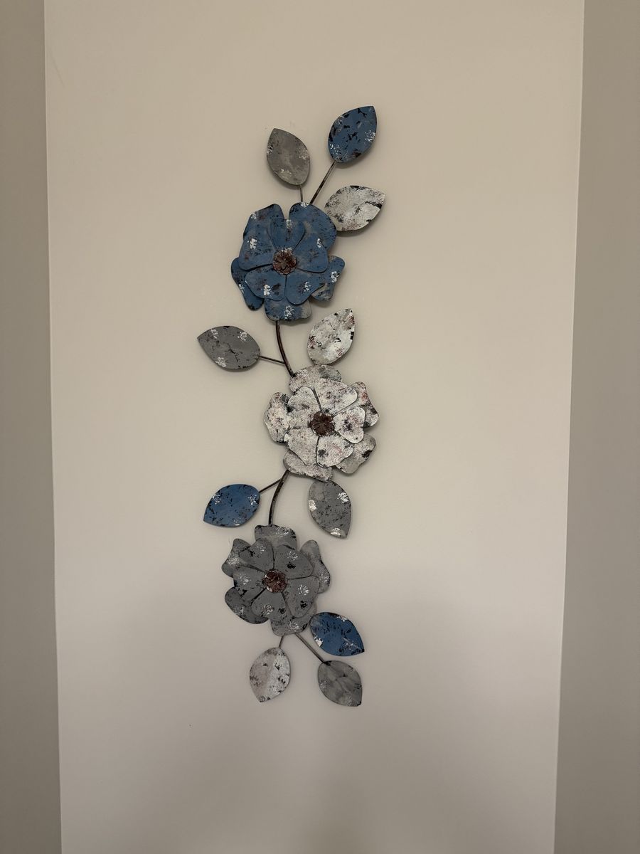 Decorative Metal Floral Wall Art
