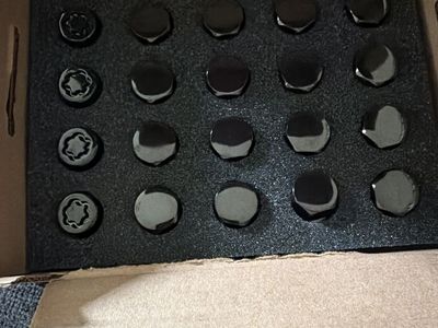 OEM Mazda Black Lug Nuts & Wheel Locks Kit – New/Open Box