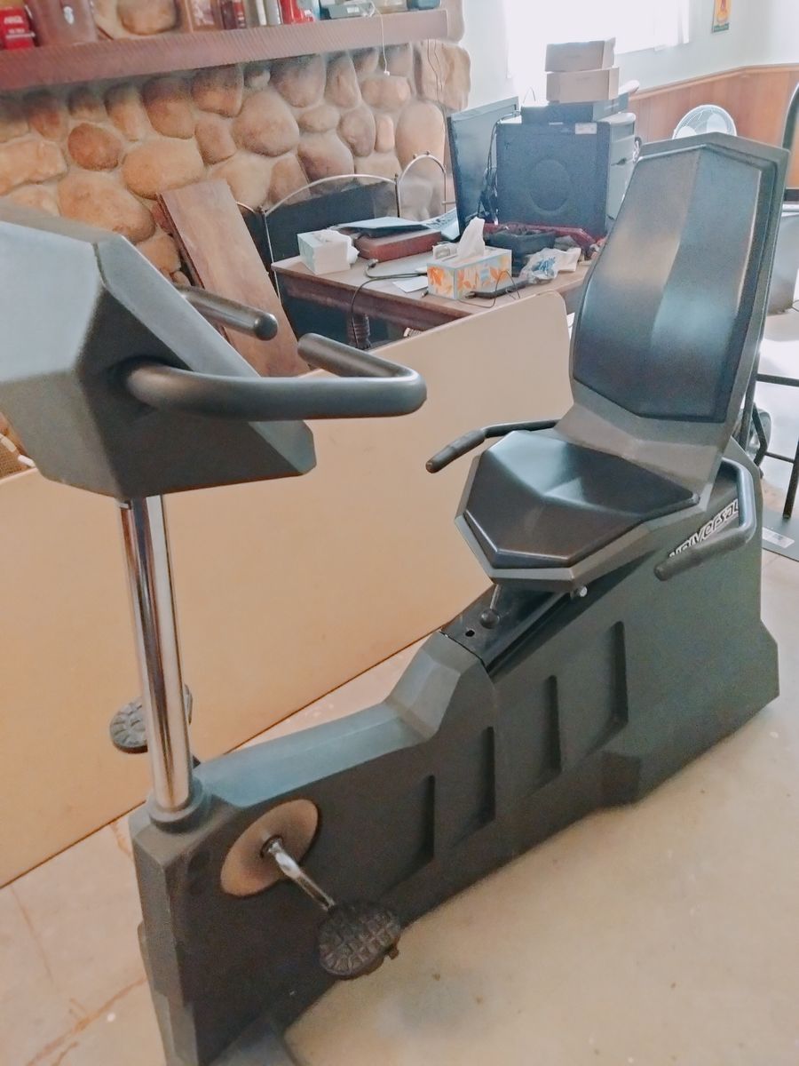 Universal Aerobics Recumbent Exercise Bike - Working Condition with Digital Display