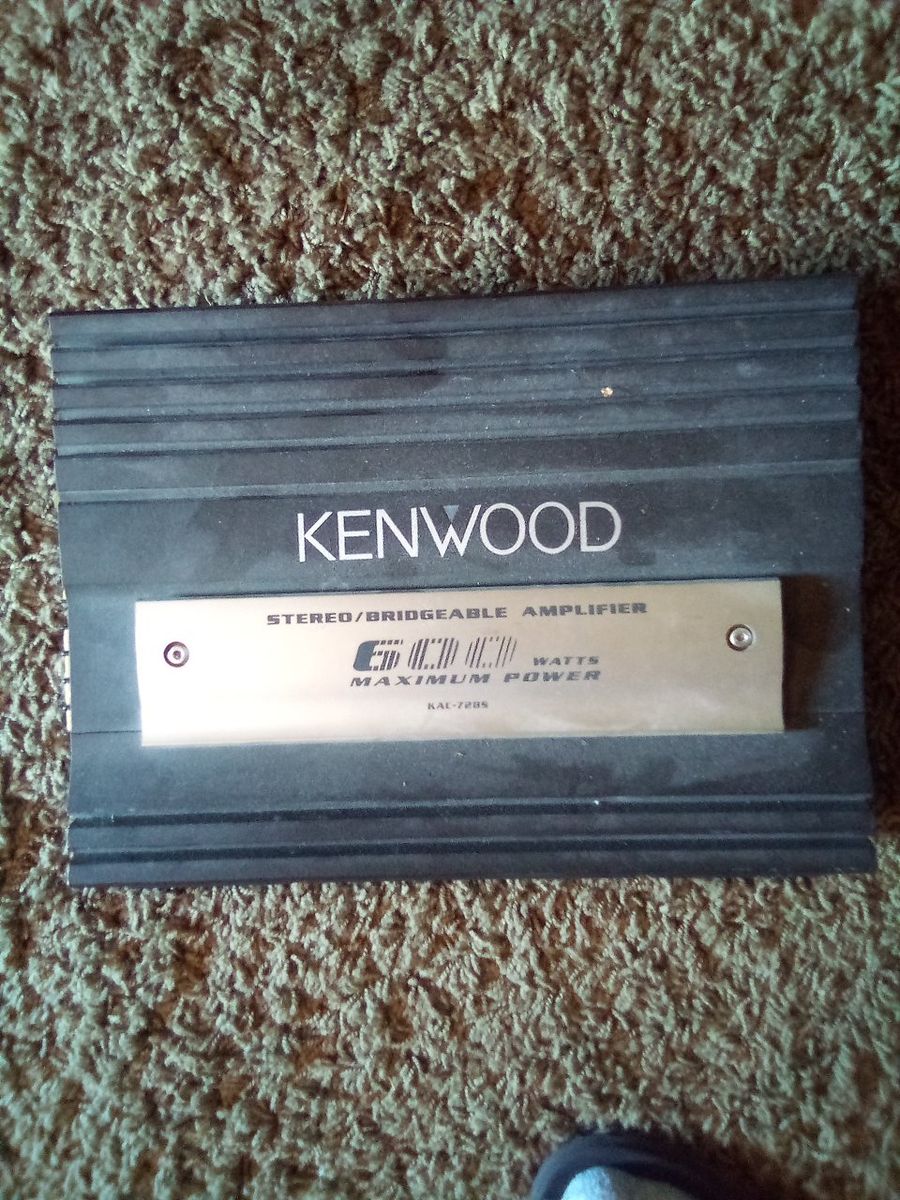 Kenwood KAC-728S Stereo/Bridgeable Car Amplifier - Maximum Power