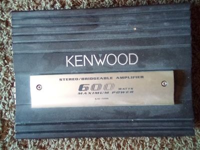 Kenwood KAC-728S Stereo/Bridgeable Car Amplifier - Maximum Power