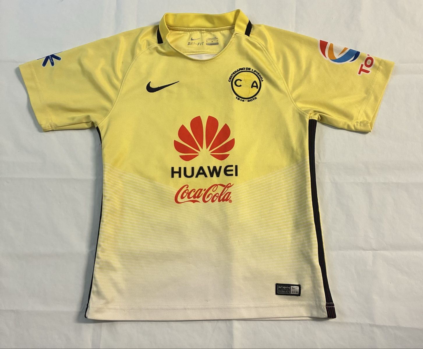 Nike Club America 2016/17 Centenary Home Soccer Jersey Youth 26
