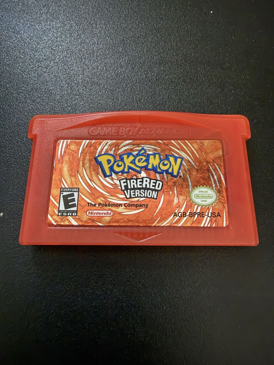 Pokémon FireRed Version - Game Boy Advance (GBA) Authentic Cartridge