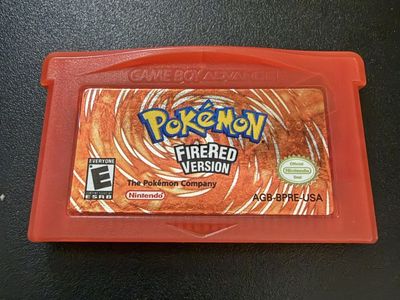 Pokémon FireRed Version - Game Boy Advance (GBA) Authentic Cartridge