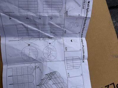 Plastic Mail Splicing Garden Fence Arch 10pcs-PL2109-A60-CN