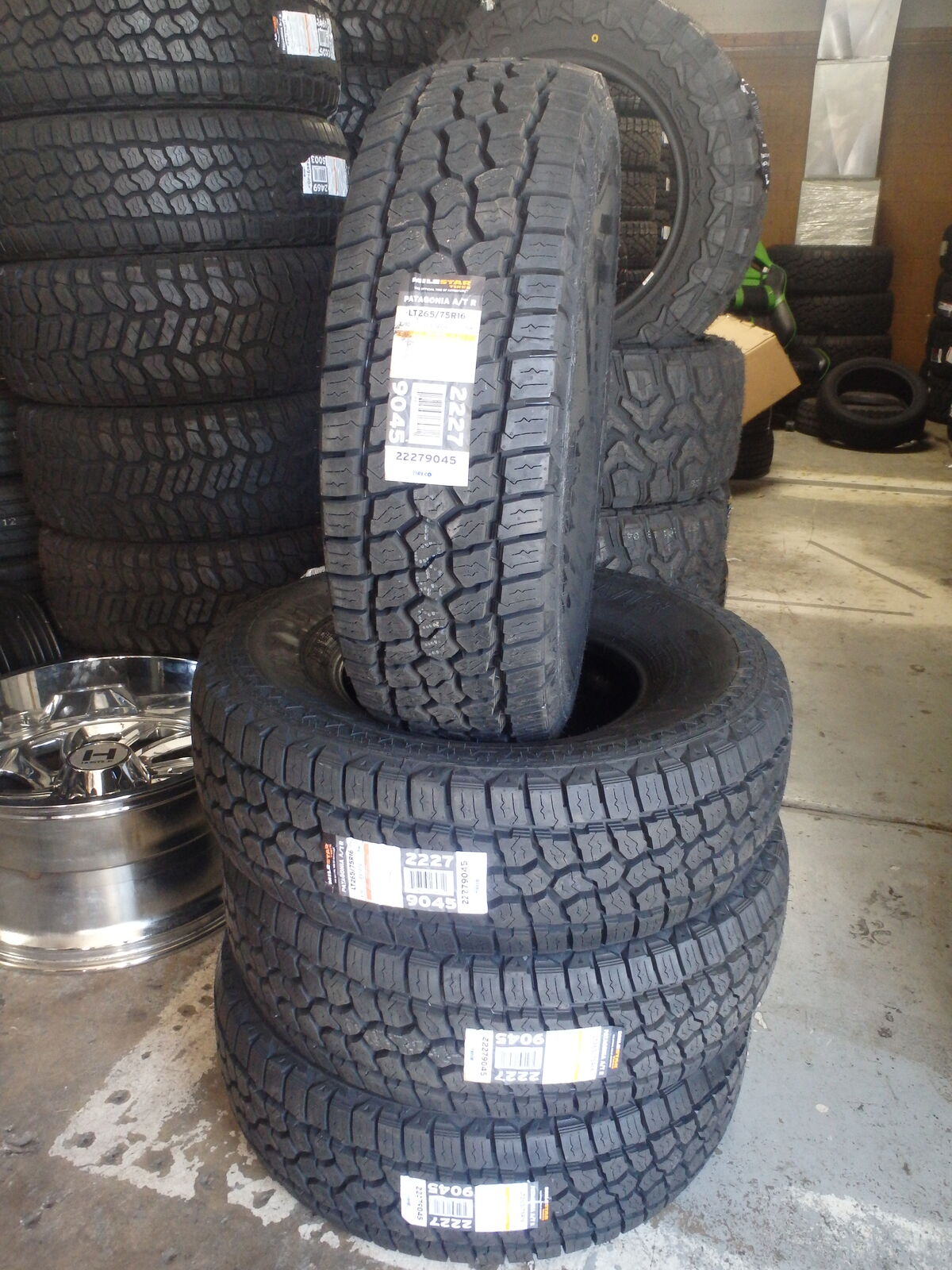 265/75R16 MILESTAR PATAGONIA A/T R SET OF BRAND NEW TIRES