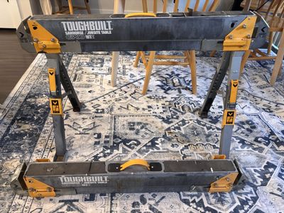 ToughBuilt C700 Sawhorse / Jobsite Table - Heavy Duty, Folding Work Support