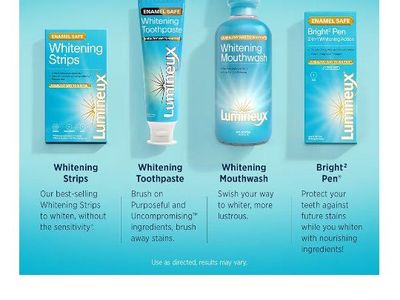 lumineax teeth whitening kit 4 pack