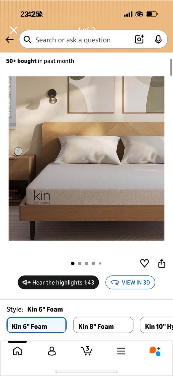 Kin By Tuft & Needle Twin Mattress