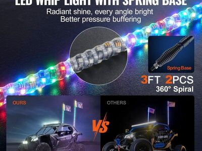 vevor 3ft light whips