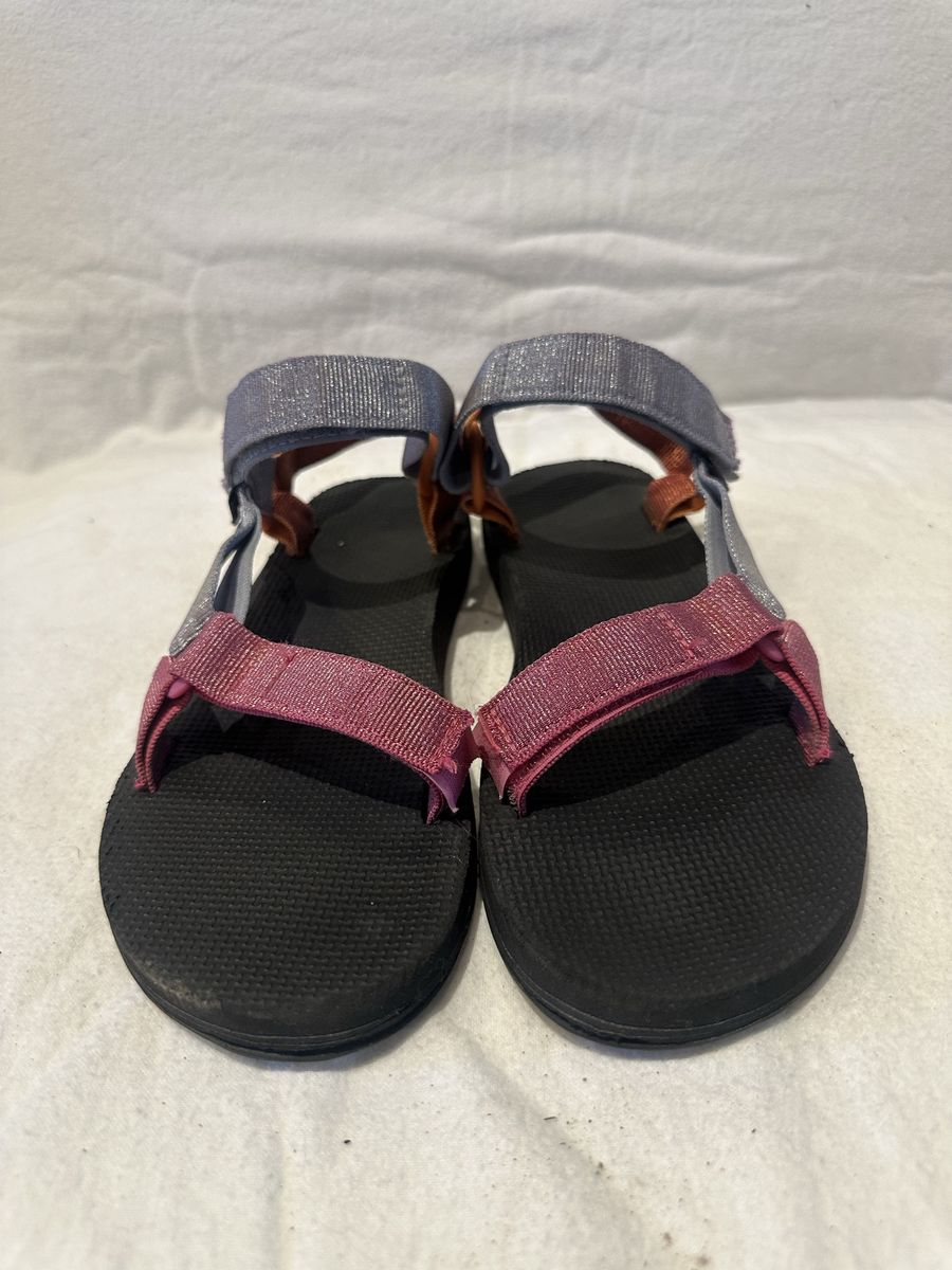 Teva womens  8 pink/purple/orange sports sandals
