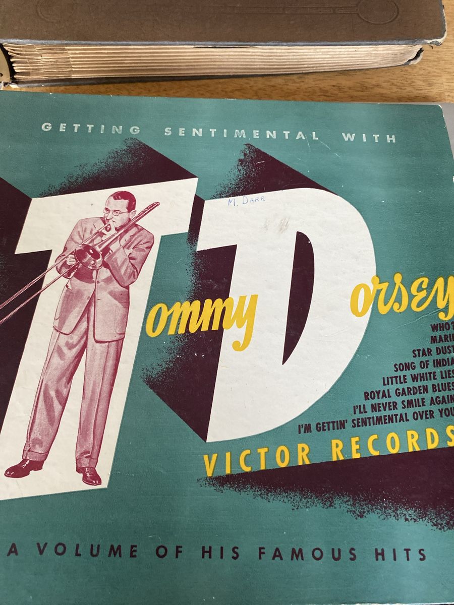 Vintage Tommy Dorsey Getting Sentimental With TD Victor Records Album