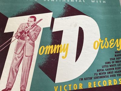 Vintage Tommy Dorsey Getting Sentimental With TD Victor Records Album