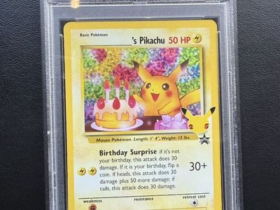 Pokémon PSA 9 Blastoise and Pikachu Celebrations
