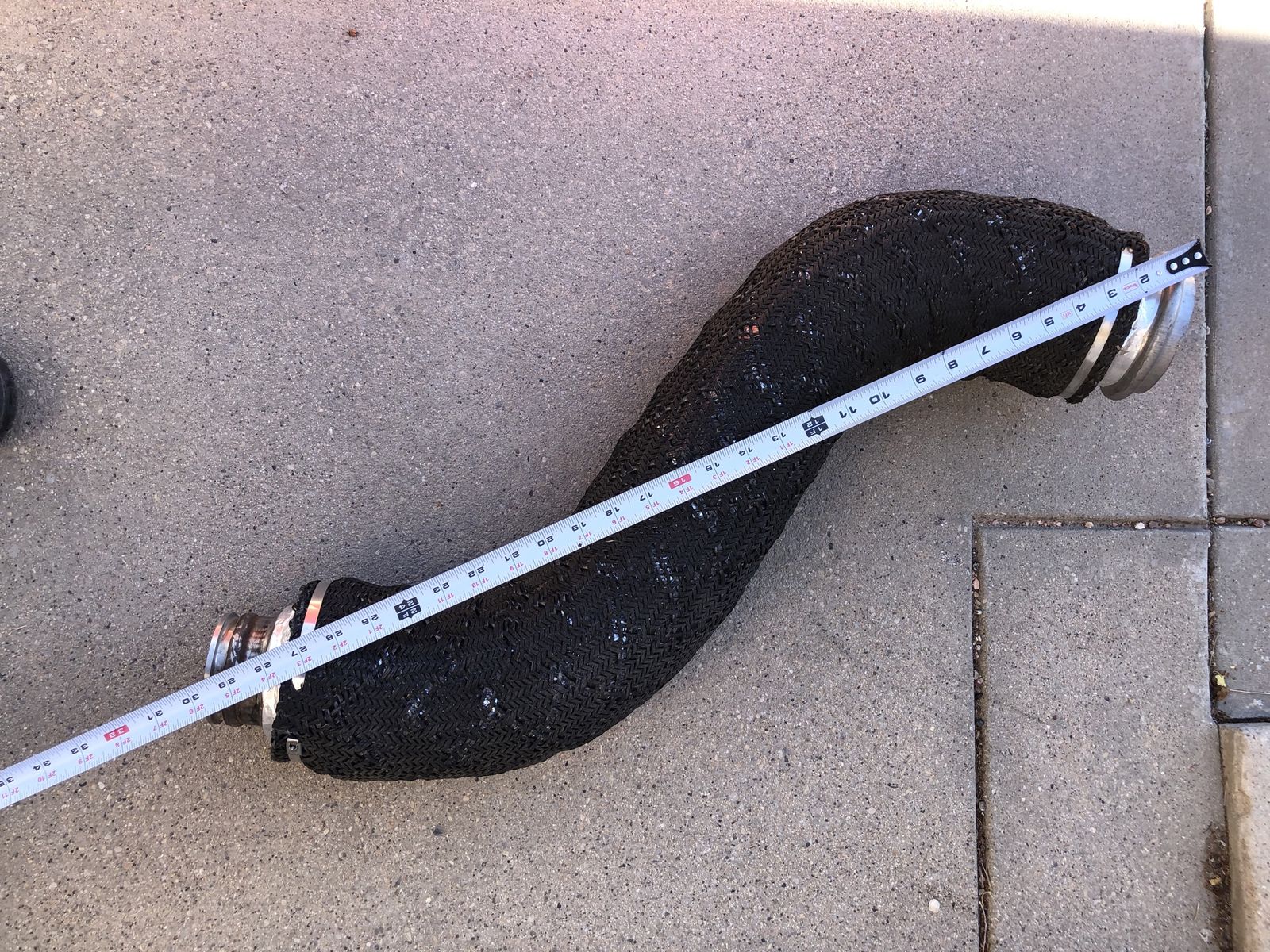Air intake pipe aluminum