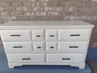 White Dresser 6 Drawers