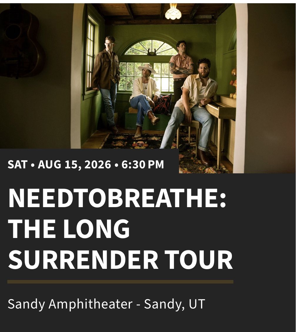 NEEDTOBREATHE tickets discounted