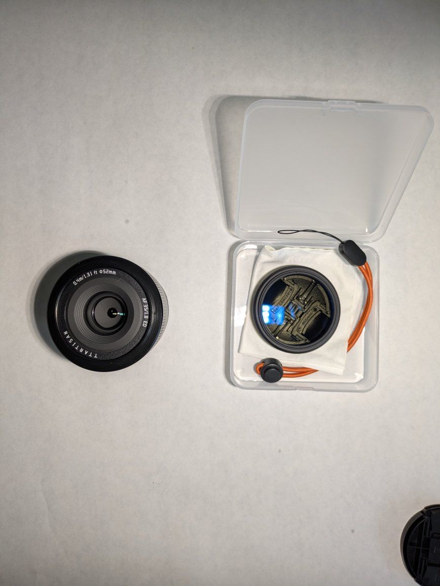 Sony E-mount Ttartisan lens+nd filter