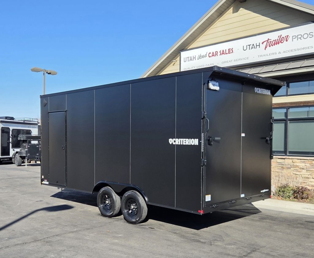 8x18 / 8.5x18 .080 Aluminum PolyCor BLACKOUT Enclosed Cargo Trailer Criterion 2026