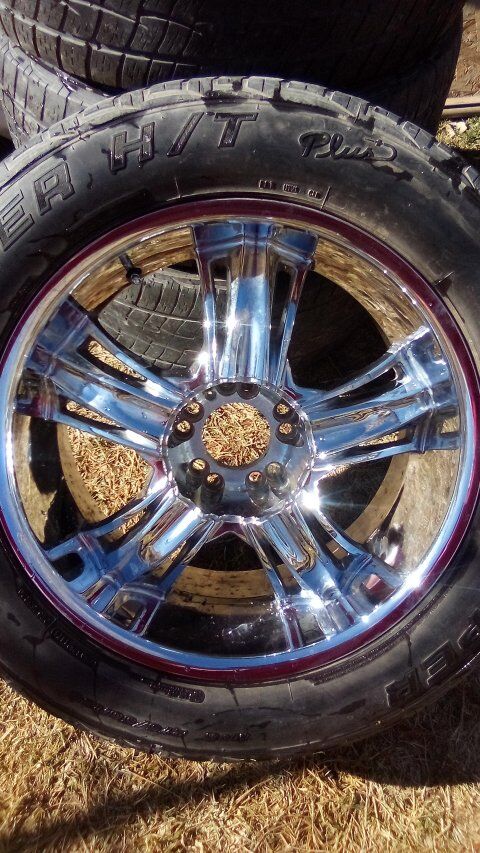 20" CHROME RIMS