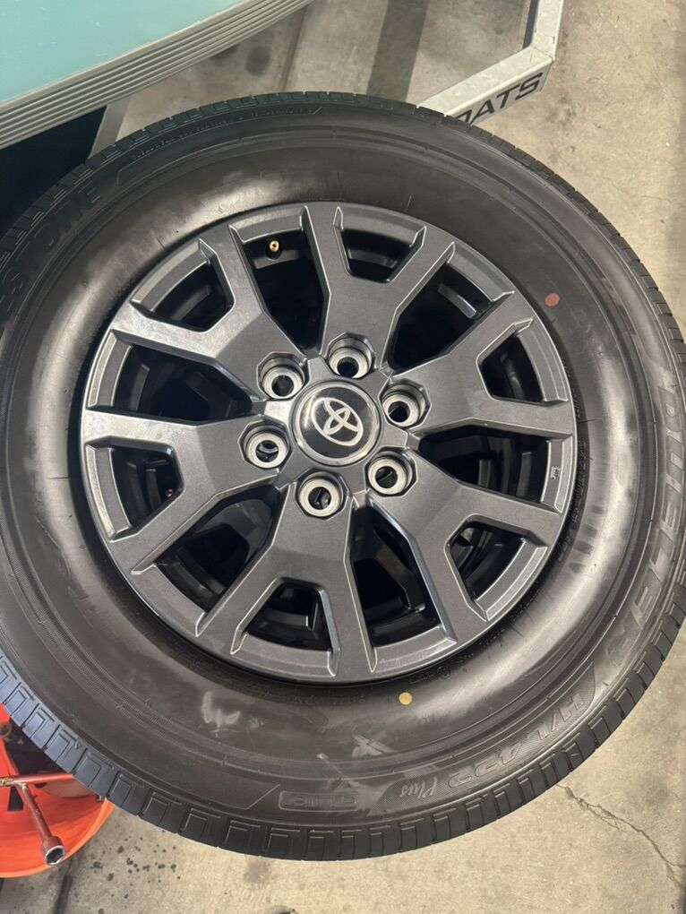 New Bridgestone Dueler And Toyota Wheels