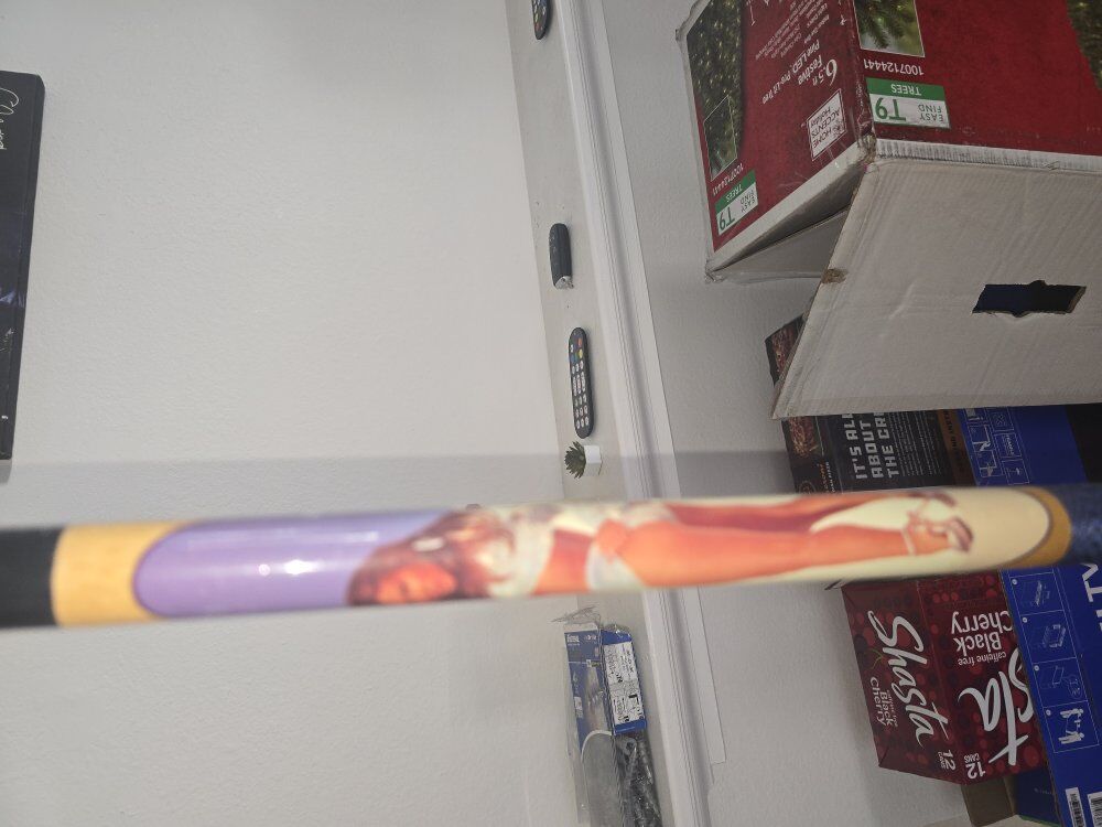 Carmen Electra pool cue