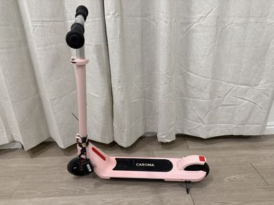 Caroma Pink Electric Scooter Kids Ride-On