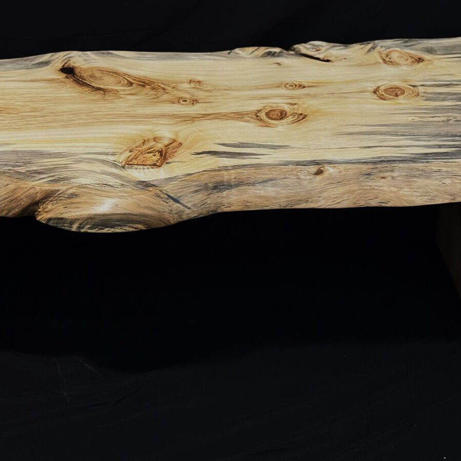 Custom made live edge coffee table