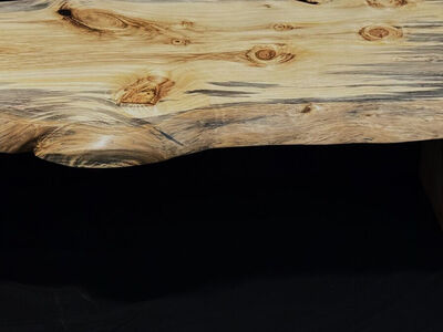 Custom made live edge coffee table