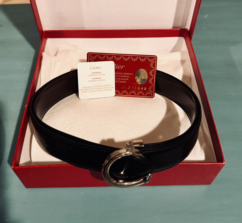 Cartier Women's Reversible Leather Belt, Medium