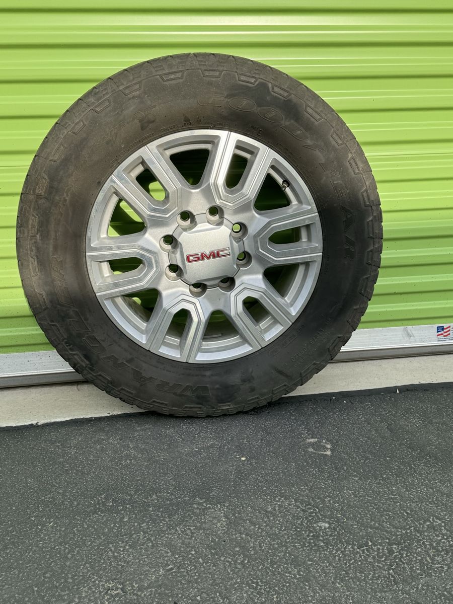 OEM GMC Sierra 2500HD / 3500HD 20” Wheels & Goodyear Tires – 8x180 - $1,500 OBO